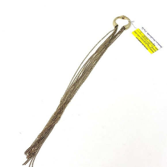 NWT Free People Broadway Chain Barette Hair Accessory Gold - Picture 3 of 7